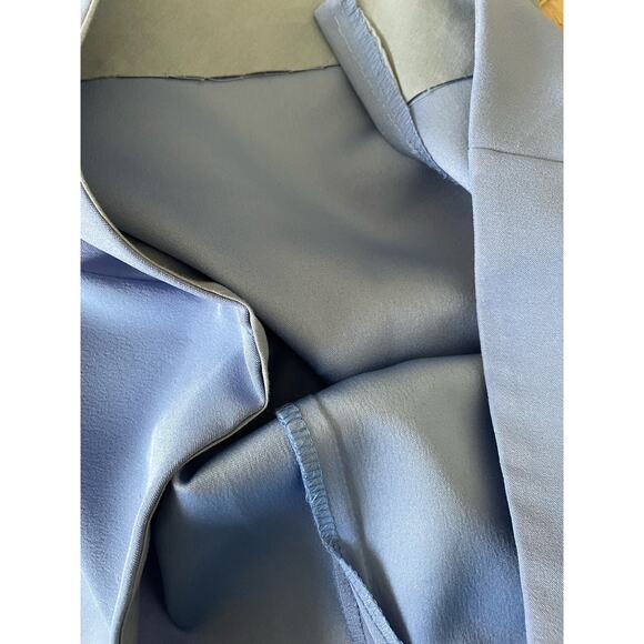 Giorgio Fiorlini Collection Women Skirt 8 Blue A-line Front Slit Retro Y2K - Picture 7 of 9